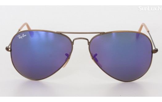 Ray-Ban Aviator Violet Flash Lenses (RB3025 167/1M 58mm) saules brilles
